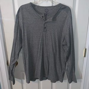 Long sleeve Henley shirt